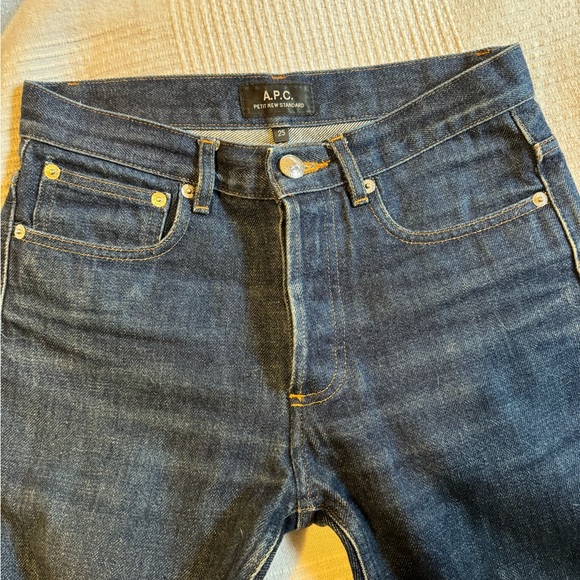 APC Petit New Standard Raw Indigo Jeans size 25 - Picture 4 of 7